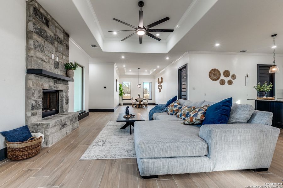 Furnished interior view inside a new home in , Castroville (Image 9).
