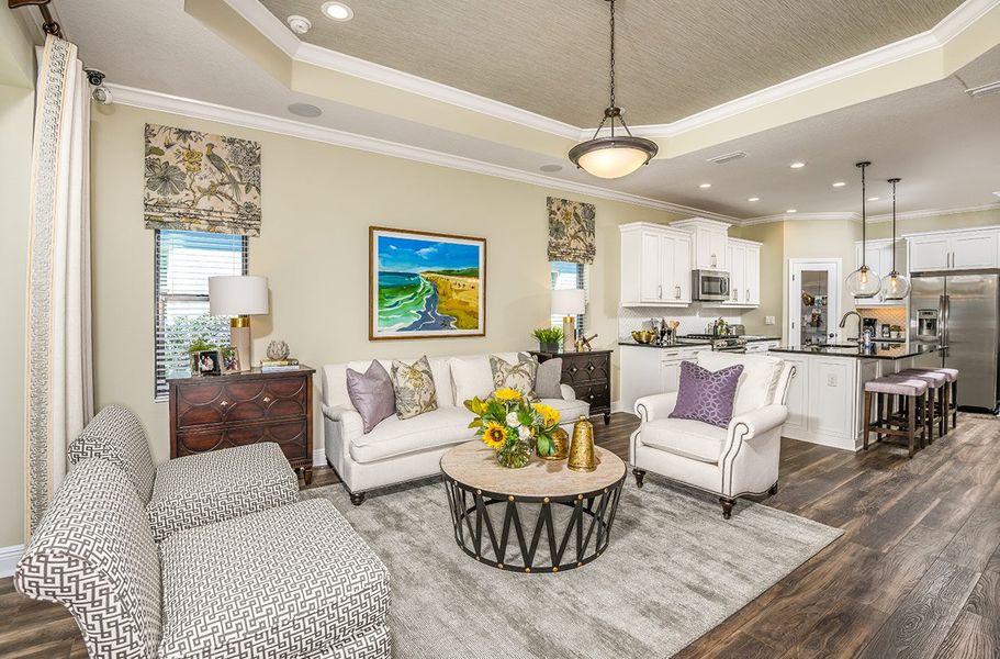 Representative furnished interior of a home built from the Dream 2 by Neal Communities in Canoe Creek, Parrish (Image 14).