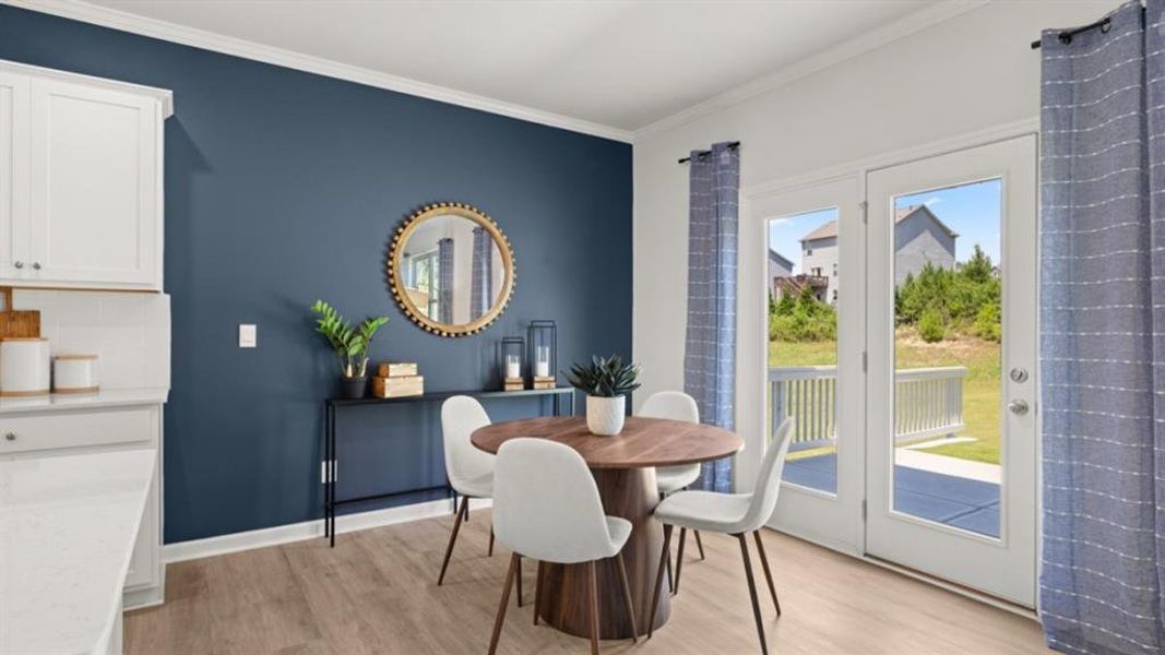 Furnished interior view inside a new home in Braselton Village, Braselton (Image 15). Furnished interior view inside a new home in Braselton Village, Braselton (Image 15).