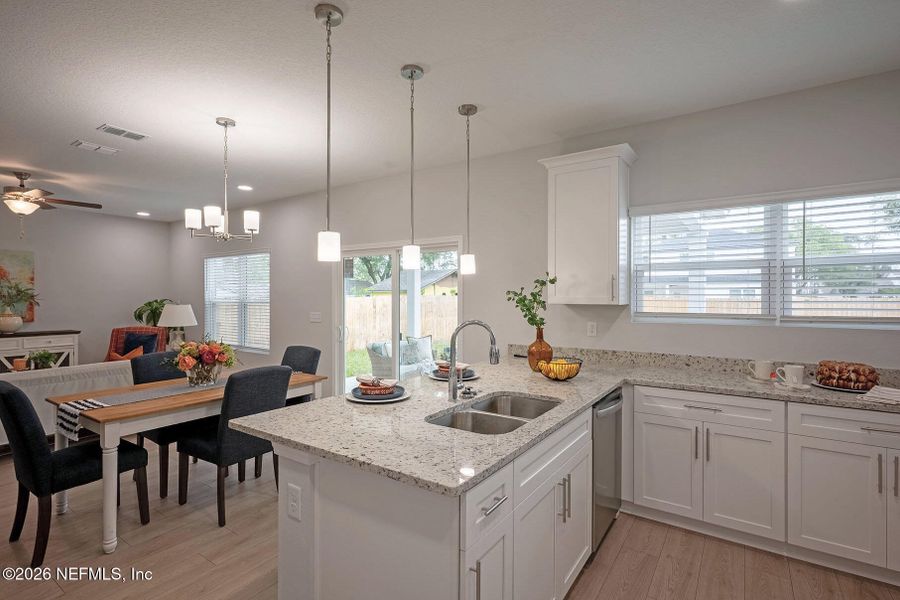 Furnished interior view inside a new home in , Jacksonville (Image 30).