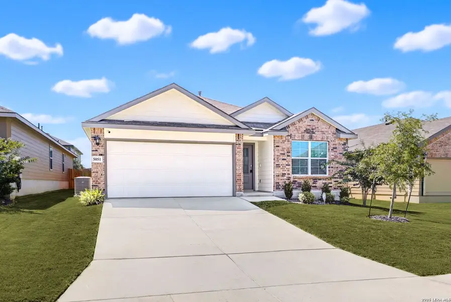 Front exterior of a new home in , San Antonio, TX, highlighting curb appeal (Image 2). Front exterior of a new home in , San Antonio, TX, highlighting curb appeal (Image 2).