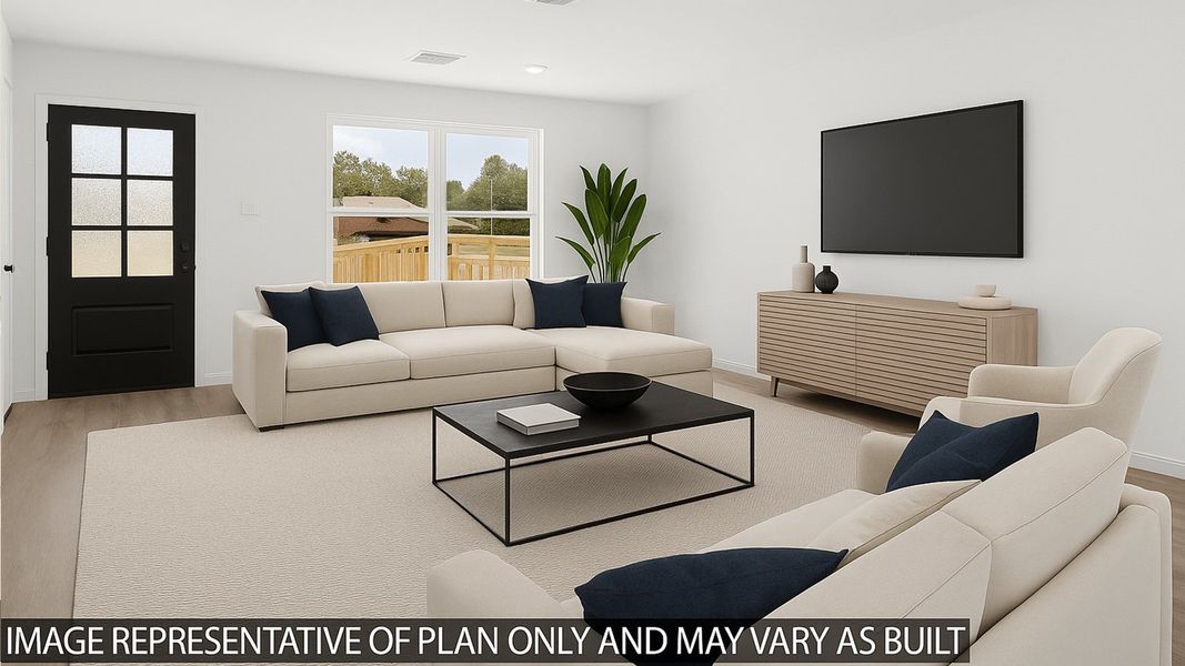 Furnished interior view inside a new home in William Trails, Willis (Image 6).