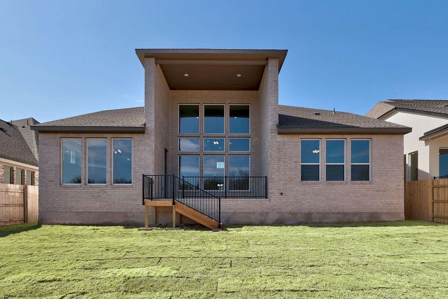 Exterior details and patio area of a home in Nolina, Georgetown (Image 3).