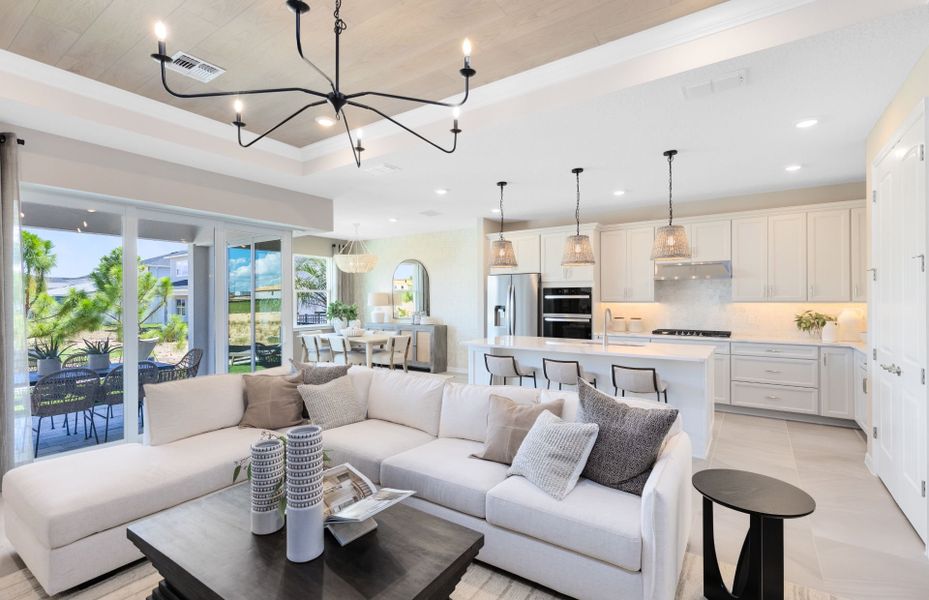 Representative furnished interior of a home built from the Concord by Pulte Homes in Vida's Way, Wesley Chapel (Image 8).