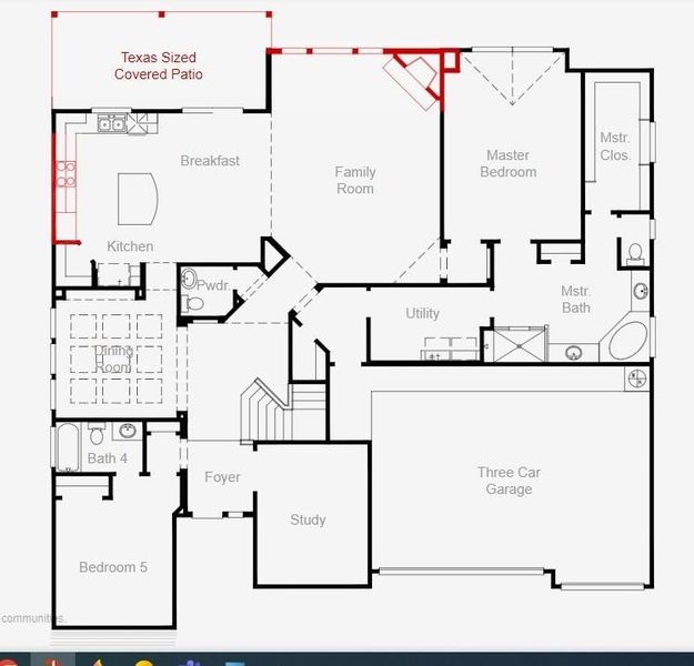 St. Charles II 1st floor Diagram