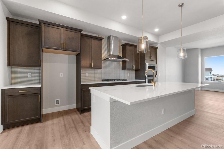 Furnished interior view inside a new home in Dillon Pointe - Skyview, Broomfield (Image 6).