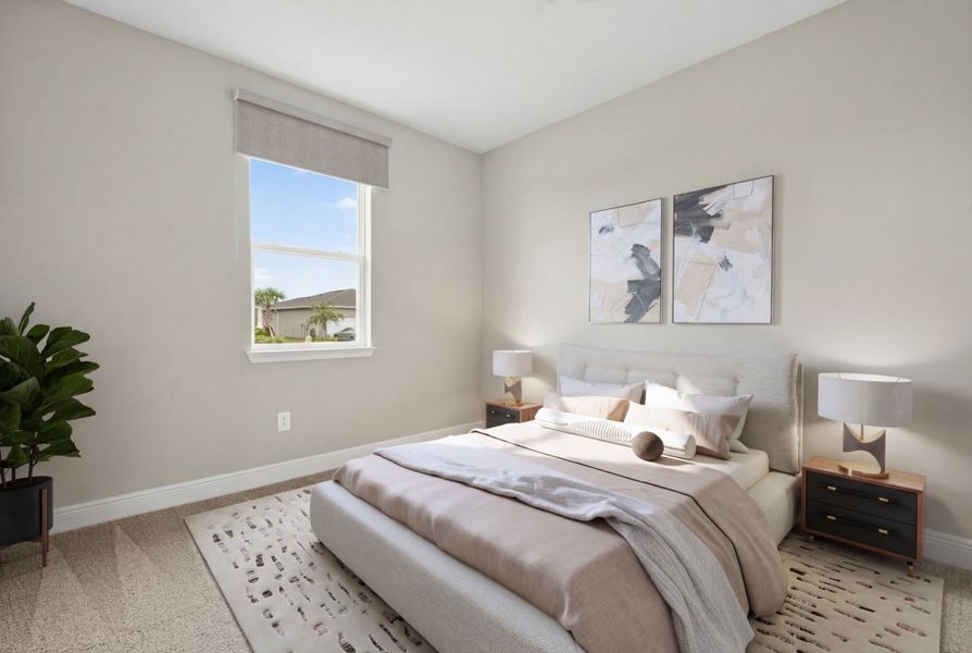 Furnished interior view inside a new home in Windwater, Parrish (Image 12).