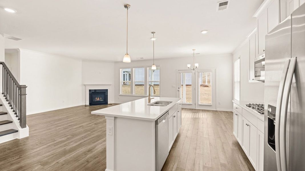 Furnished interior view inside a new home in Evergreen Crossing, Locust Grove (Image 4).