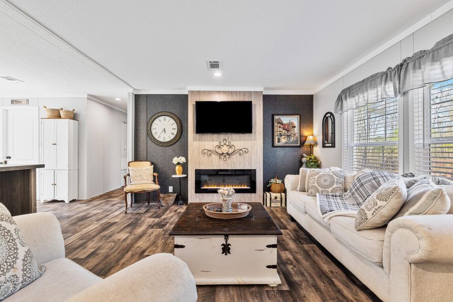 Furnished interior view inside a new home in , Cottageville (Image 15).