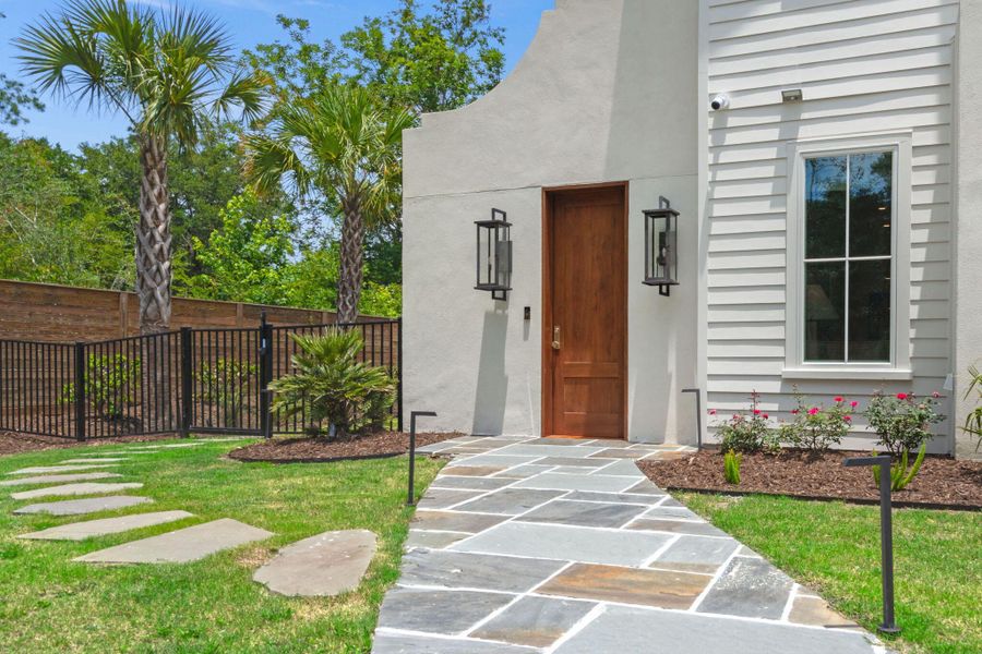 Exterior details and patio area of a home in , Johns Island (Image 34).