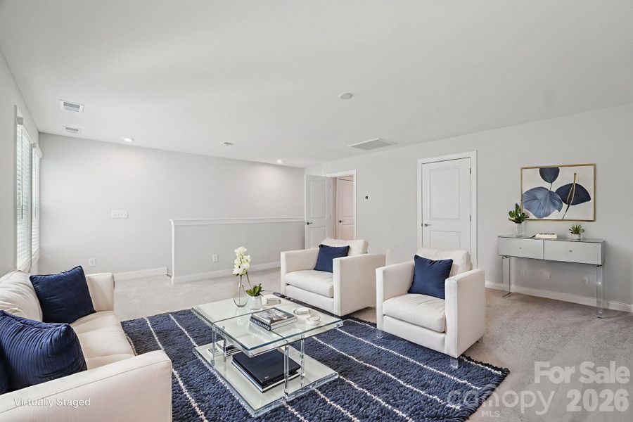 Furnished interior view inside a new home in , Charlotte (Image 33).