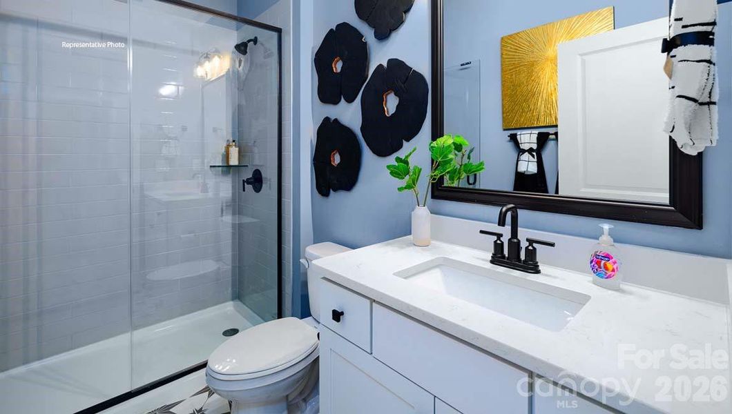 Furnished interior view inside a new home in Sylvan Creek, Denver (Image 37).