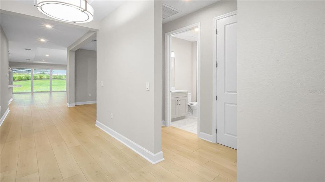 Spacious, unfurnished interior of a new home in Cresswind at Lake Harris, Tavares (Image 46). Spacious, unfurnished interior of a new home in Cresswind at Lake Harris, Tavares (Image 46).