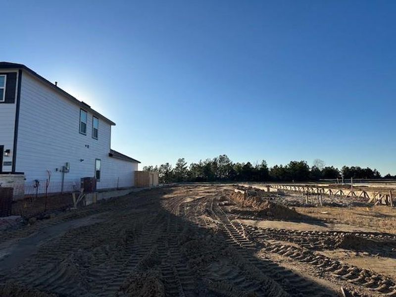 Site preparation for new homesites in Northpark South, Porter (Image 19).