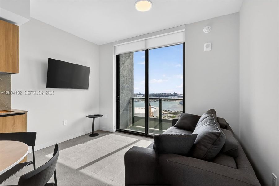 Furnished interior view inside a new home in , Miami (Image 7).