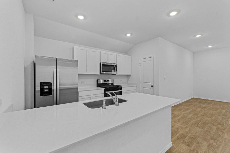 Furnished interior view inside a new home in Valverde, Bastrop (Image 10).