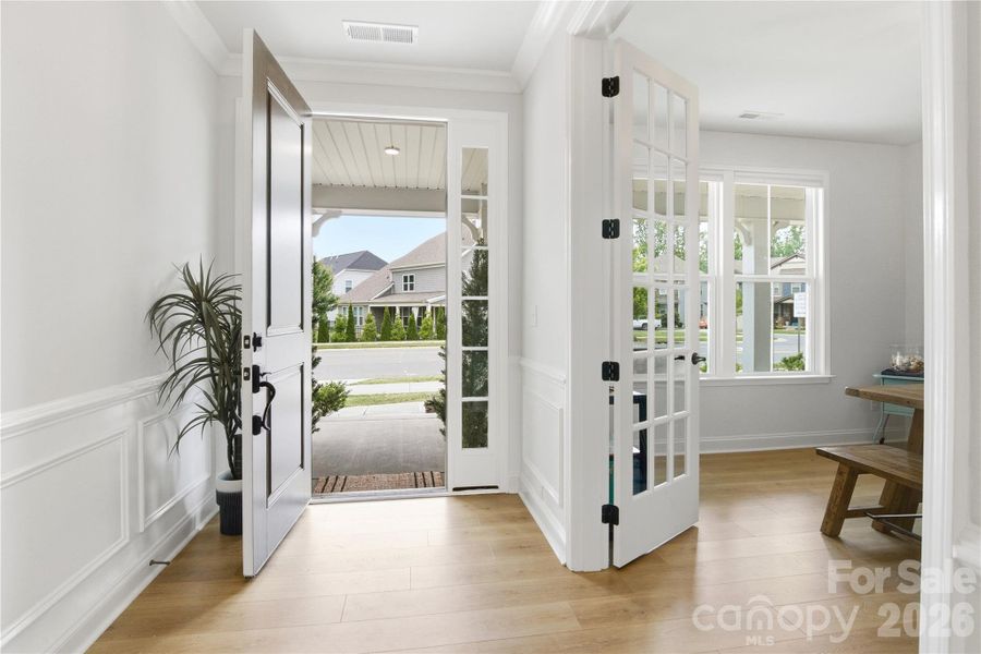 Entry/Office with French Doors