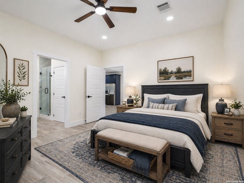 Furnished interior view inside a new home in , Brownwood (Image 7).