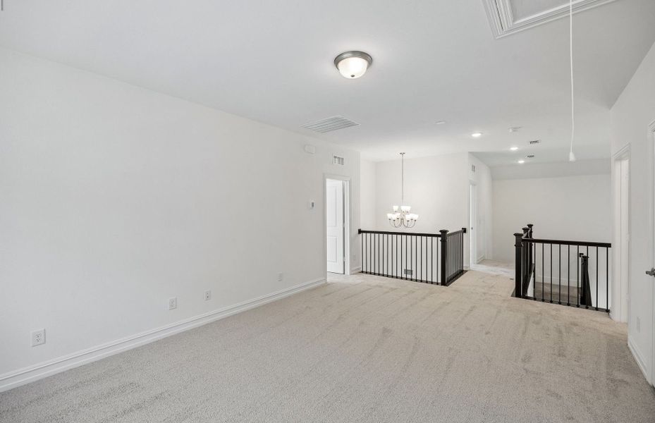 Spacious, unfurnished interior of a new home in Whitewing Trails, Princeton (Image 18). Spacious, unfurnished interior of a new home in Whitewing Trails, Princeton (Image 18).