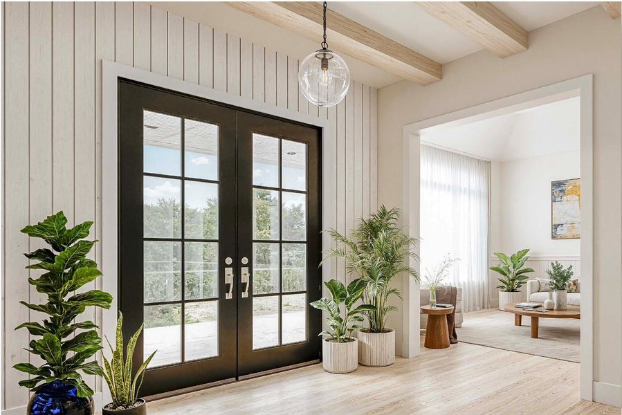 Furnished interior view inside a new home in , Santa Fe (Image 4). Furnished interior view inside a new home in , Santa Fe (Image 4).