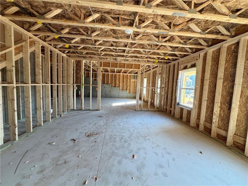 In-progress construction of a new home in Arbors at Richland Creek, Buford, GA (Image 37).