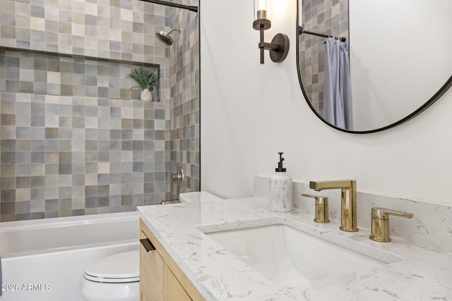 Upstairs extra bath Upstairs extra bath