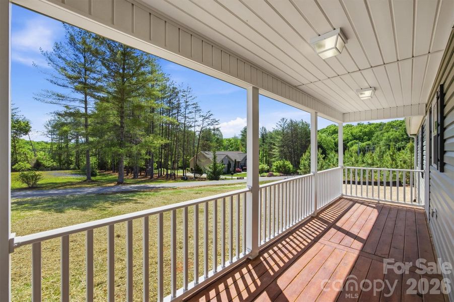 Exterior details and patio area of a home in , Morganton (Image 23).