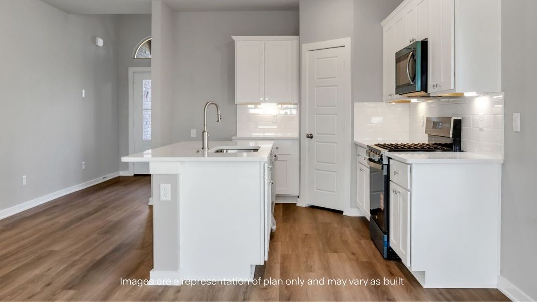 Furnished interior view inside a new home in Viridian, Lubbock (Image 5).