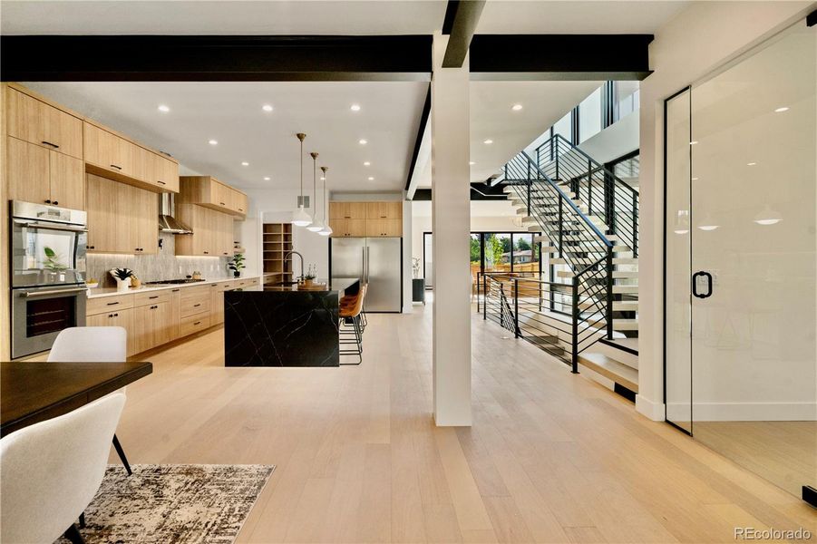 Furnished interior view inside a new home in , Denver (Image 40).