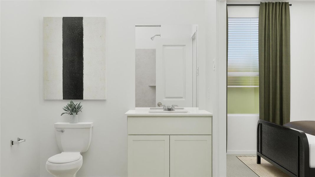 Furnished interior view inside a new home in Elm Creek, Elgin (Image 29).
