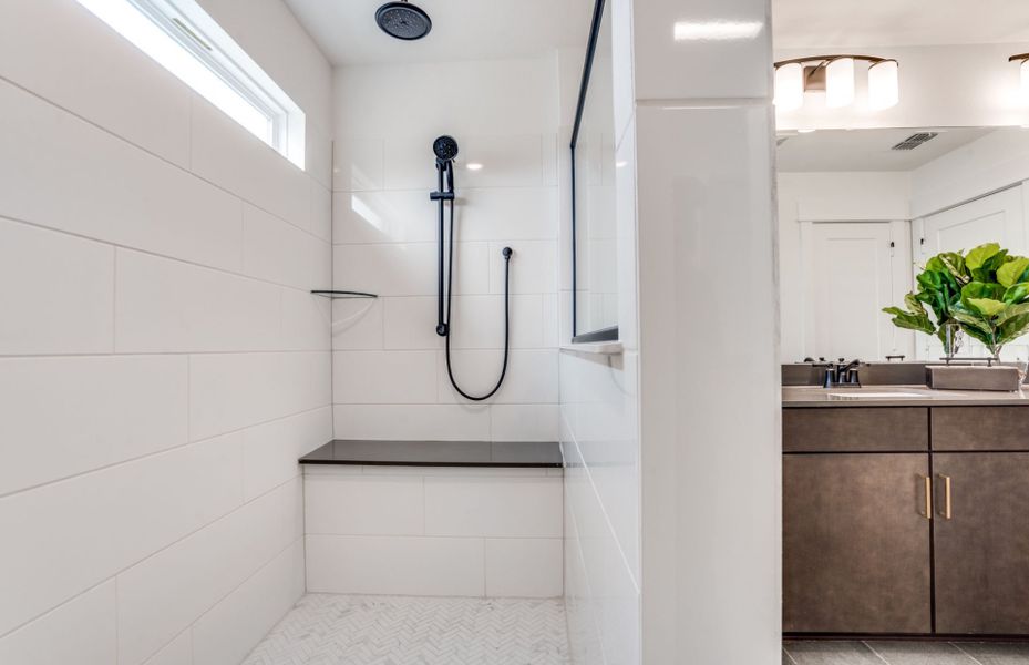 Walk-In Shower in Owner's Bath