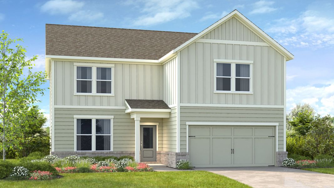Representative exterior photo of a completed home built from the Fairfield by Taylor Morrison in Heritage River, Euharlee, GA (Image 19).