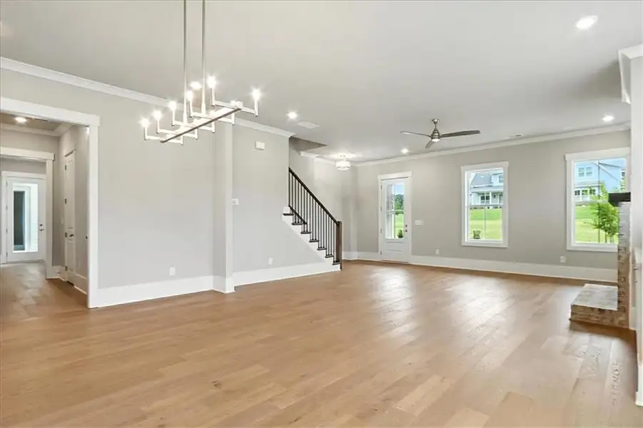 Spacious, unfurnished interior of a new home in Old Town Estates, Dacula (Image 24).