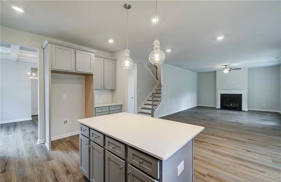 Furnished interior view inside a new home in Cooper Park, McDonough (Image 4).