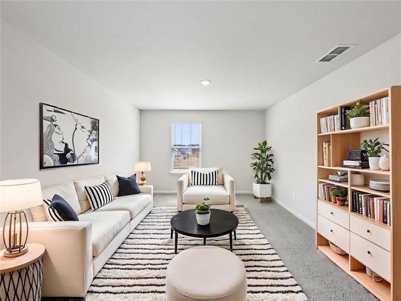 Furnished interior view inside a new home in Harmony Manor, Fairburn (Image 7).