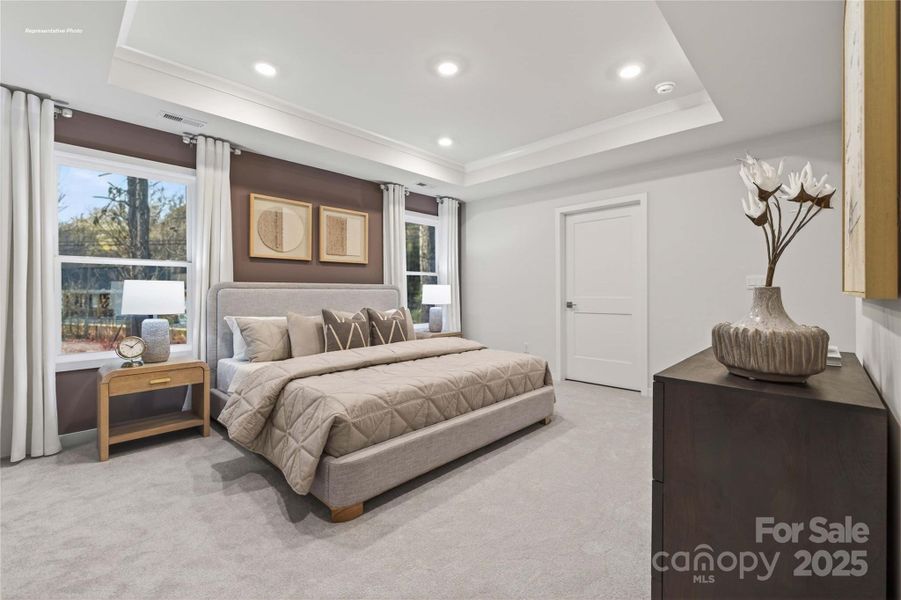 Furnished interior view inside a new home in Sanctuary at Southgate, Indian Trail (Image 6).