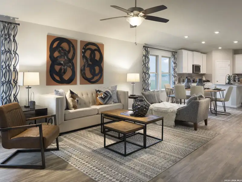 Furnished interior view inside a new home in Stetson Ridge, Marion (Image 3).