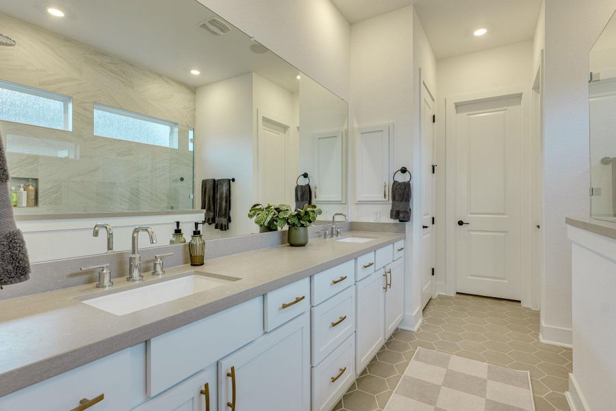 Furnished interior view inside a new home in , Leander (Image 28).