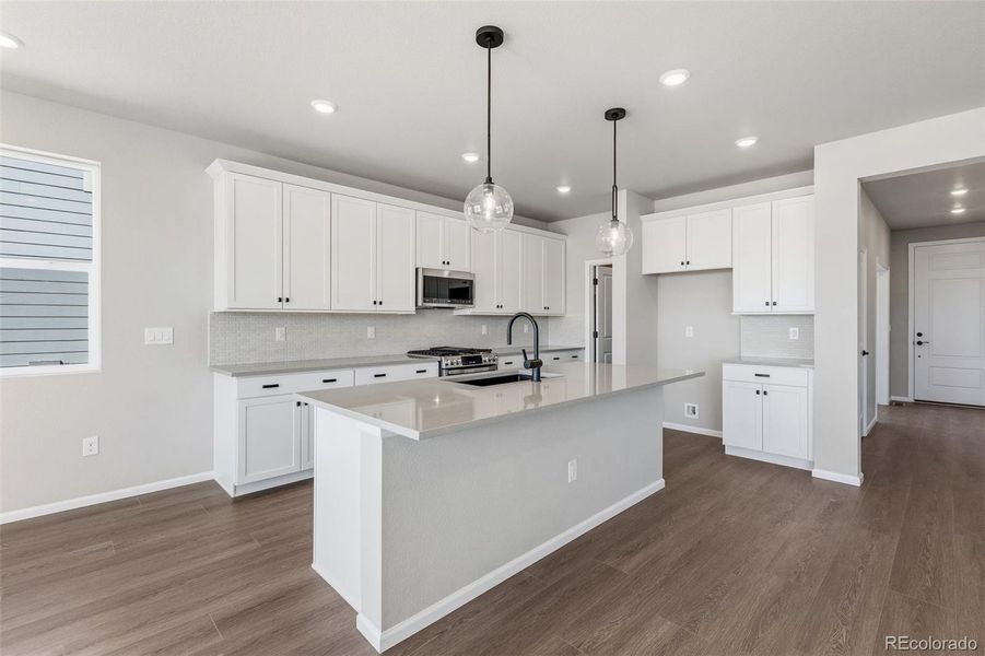 Furnished interior view inside a new home in , Aurora (Image 12).