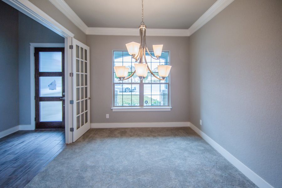 Representative unfurnished interior of a home built from the The Malta by Whitestone Custom Homes in Johnson Ranch, Bulverde (Image 9).
