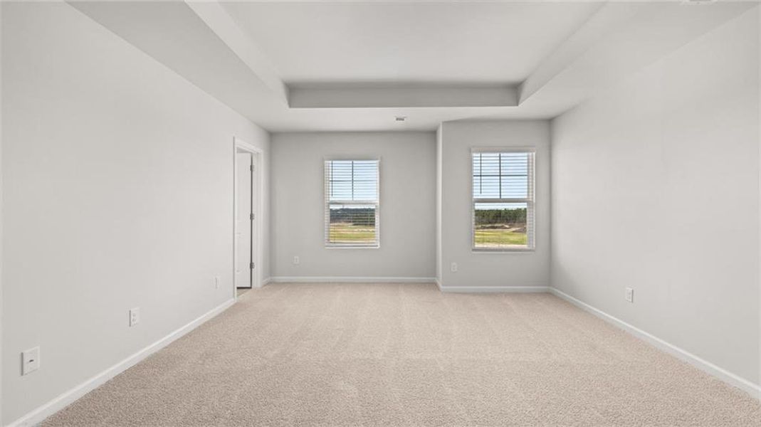 Spacious, unfurnished interior of a new home in Poplar Preserve, Newnan (Image 24).
