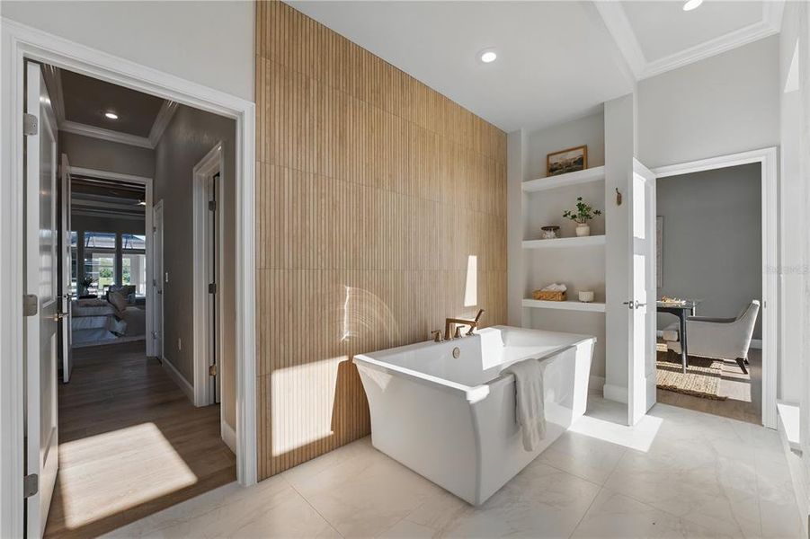 Furnished interior view inside a new home in , Archer (Image 38).