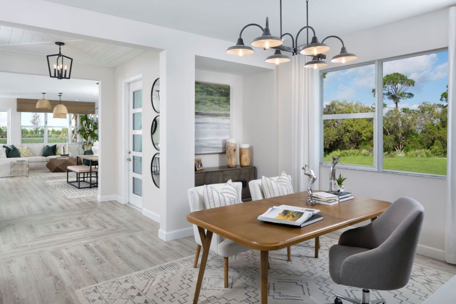 Representative furnished interior of a home built from the Eden Grand by Mattamy Homes in Tradition, Port St. Lucie (Image 5).