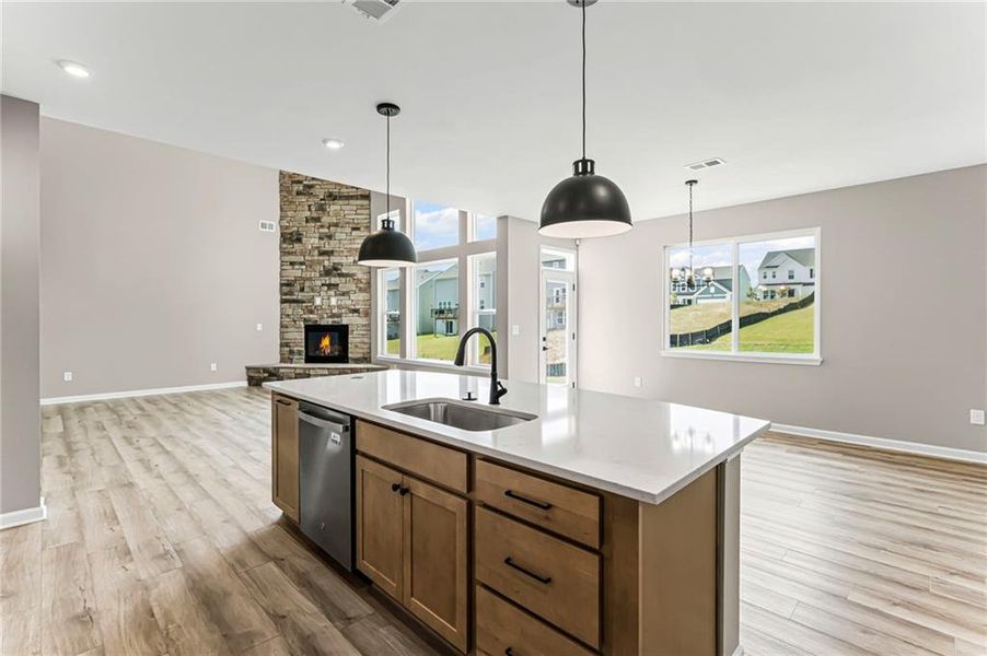Furnished interior view inside a new home in Twin Lakes, Hoschton (Image 6). Furnished interior view inside a new home in Twin Lakes, Hoschton (Image 6).