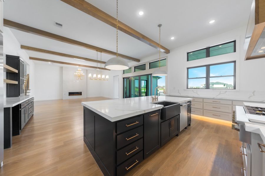 Furnished interior view inside a new home in Montclair, Prosper (Image 8).