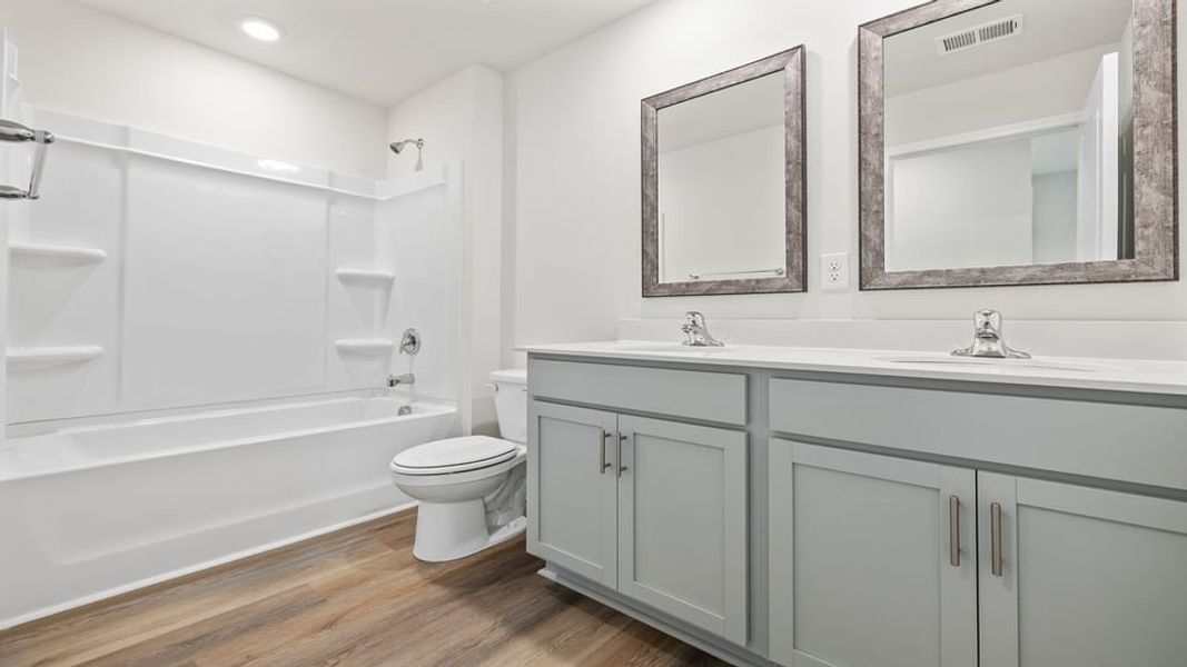 Furnished interior view inside a new home in Paddock Point, Roebuck (Image 10). Furnished interior view inside a new home in Paddock Point, Roebuck (Image 10).