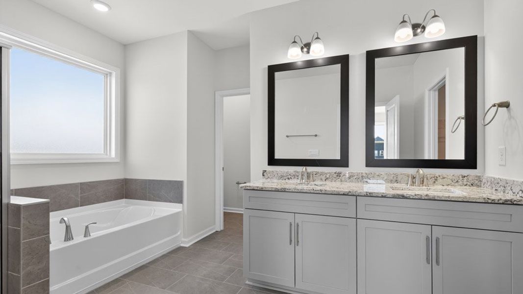 Furnished interior view inside a new home in The Manors at Haywood Glen, Knightdale (Image 8).