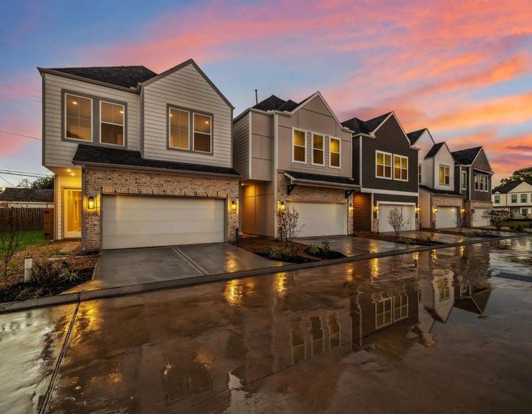 Front exterior of a new home in , Houston, TX, highlighting curb appeal (Image 2). Front exterior of a new home in , Houston, TX, highlighting curb appeal (Image 2).
