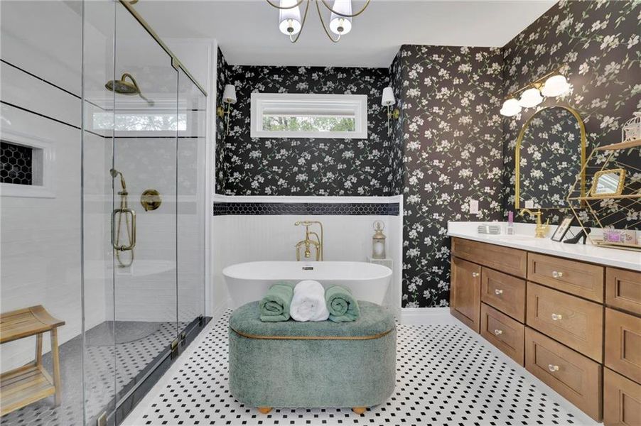 Furnished interior view inside a new home in , Austell (Image 9).