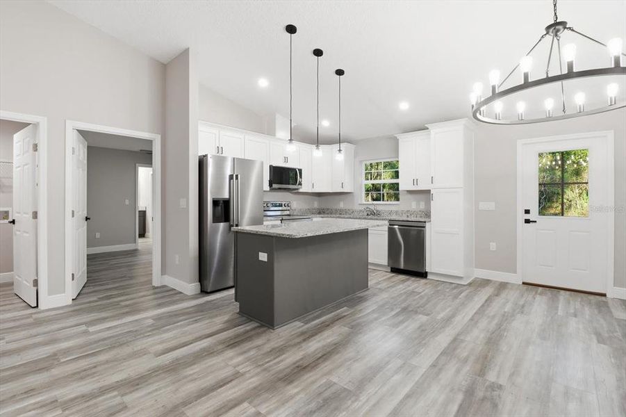 Furnished interior view inside a new home in , Citrus Springs (Image 11).